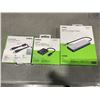 Image 1 : BELKIN USB-C 6 IN 1 MULTIPORT ADAPTER, BELKIN CONNECT USB-C TO ETHERNET + CHARGE ADAPTER 100W, AND B