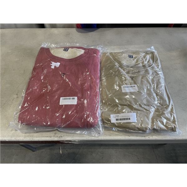 2 BRAND NEW 2XL CREW NECK SWEATERS