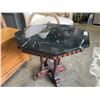 Image 4 : MARBLE TOP OCTAGONAL ENDTABLE