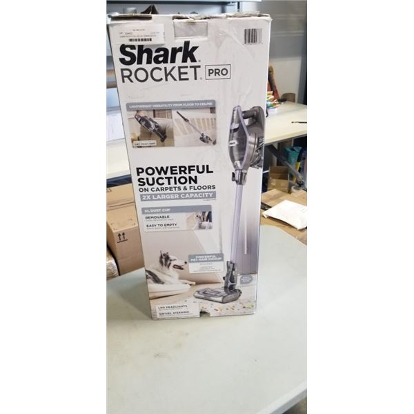 SHARK ROCKET PRO DELUXE CORDED STICK VACUUM WORKING RETAIL $250