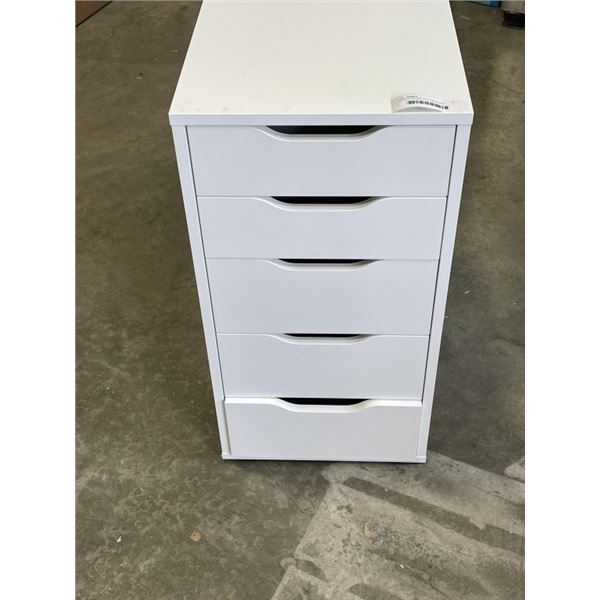 WHITE 5 DRAWER IKEA ORGANIZER