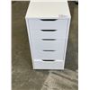 Image 1 : WHITE 5 DRAWER IKEA ORGANIZER