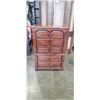 Image 1 : 5 DRAWER SOLID WOOD HIGHBOY DRESSER AND NIGHTSTAND