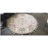 Image 1 : WOOL ROUND AREA CARPET, 63 INCH DIAMETER