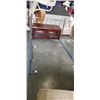 Image 1 : BRASS DOUBLE SIZE HEADBOARD AND ROLLER FRAME