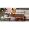 Image 4 : BRASS DOUBLE SIZE HEADBOARD AND ROLLER FRAME