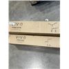 Image 1 : VIVO SIT TO STAND DUAL MONITOR DESK MOUNT WORKSTATION AND VIVO DUAL ULTRAWIDE MONITOR EXTRA TALL DES