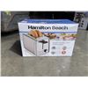 Image 2 : HAMILTON BEACH 2 SLICE MODERN CHROME TOASTER - TESTED WORKING