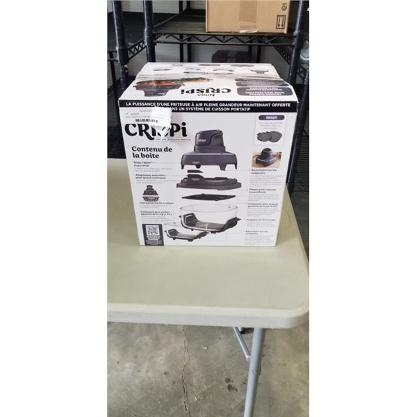 NINJA CRISPI 4-IN-1 PORTABLE GLASS COOKING SYSTEM - TESTED WORKING, RETAIL $189