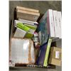 Image 1 : BOX OF NEW ITEMS INCLUDING STATIONARY ITEMS LIKE TONER LABELS AND MORE