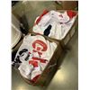 Image 2 : LOT OF 14 NEW PERFORATED MESH GOALIE CUT HOCKEY JERSEYS #35 BLUE 7PCS, RED 7PCS