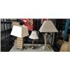 Image 1 : 3 TABLE LAMPS