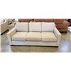 Image 1 : COUCH POTATO 3 SEATER BEIGE FABRIC COUCH
