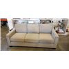 Image 1 : COUCH POTATO 3 SEATER BEIGE FABRIC COUCH