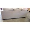 Image 4 : COUCH POTATO 3 SEATER BEIGE FABRIC COUCH