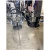 Image 2 : 3 PIECE BLACK AND GLASS COFFEE AND SIDE TABLE SET