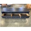 Image 3 : 6FT BLACK MEDIA CONSOLE