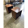 Image 5 : PAIR OF NADEAU SOLID WOOD NIGHT STANDS
