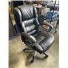 Image 2 : BLACK LEATHER OFFICE CHAIR