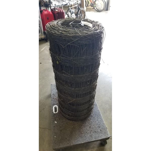 ROLL OF GALVANIZED FANCEING 34"WIDE