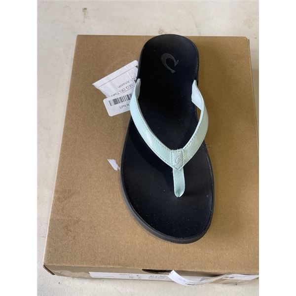 NEW OLUKAI PUAWE SEA GLASS / BLACK SIZE WOMENS 7