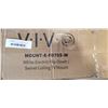 Image 2 : VIVO WHITE ELECTRIC FLIP DOWN SWIVEL CEILING TV MOUNT