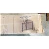 Image 3 : VIVO WHITE ELECTRIC FLIP DOWN SWIVEL CEILING TV MOUNT