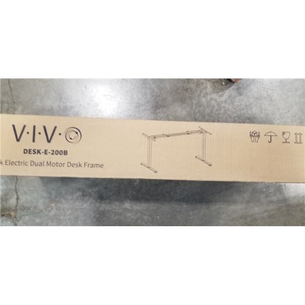VIVO BLACK ELECTRIC DUAL MOTOR DESK FRAME