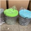 Image 3 : FOUR SETS OF 4 NEW ONE PINT CONTAINERS COMPATIBLE WITH NINJA CREAMI ICE CREAM MAKING MACHINE MSRP $1