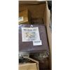 Image 2 : BOX OF NEW PET ITEMS INCLUDING PET FOOD MAYS AND OUTSIDE CABLE TIE AND NEW HARNESSES AND LEASH