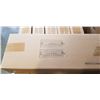 Image 3 : BOX OF NEW BATHROOM ITEMS INCLUDING RUSTIC LOOKING TOWEL HOLDERS AND SHOWER CURTAINS