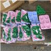 Image 1 : BOX OF NEW SILICONE BAKING MOLDS, 12 SETS OF 3