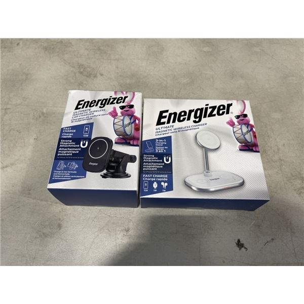 ENERIGIZER MAGNETIC WIRELESS CHARGER 3 IN 1 AND ENERGIZER ULTIMATE MAGNETIC WIRELESS CAR CHARGER