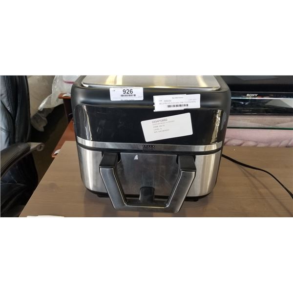 BELLA PRO 8.5L FLEX DUAL ZONE TOUCHSCREEN AIR FRYER - TESTED WORKING, RETAIL $349