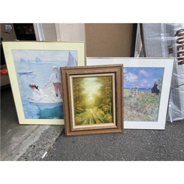 ASSORTED ESTATE PICTURES AND PRINTS