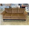 Image 1 : BROWN STYLUS 3 SEAT FABRIC COUCH