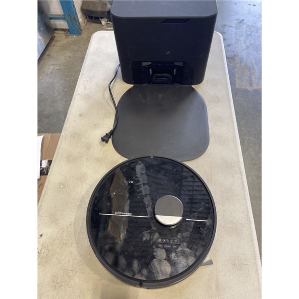 BOB SWEEP DUSTIN WI-FI CONNECT SELF-EMPTY ROBOT VACUUM AND MOP WORKING RETAIL $1,000