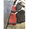 Image 5 : PATIO TABLE WITH 4 ARM CHAIRS