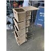 Image 3 : WICKER AND METAL STORAGE BASKET SHELF
