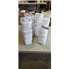 Image 1 : 4 NEW 4PKS OF SNAP AND LOCK FOOD CONTAINERS W/ LABEL STICKERS