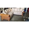 Image 1 : 2 PC RATTANSECTIONMAL SOFA, GOOD CLEAN CONDITION