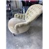 Image 2 : VINTAGE GREEN MICROFIBER CHAIR