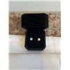 Image 1 : NEW 18K GOLD PLATED 0.6CT EACH SIMULATED DIAMOND (CZ) STUD EARRINGS