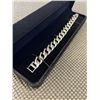 Image 2 : NEW PLATINUM PLATED 14.0MM ICED OUT CUBAN LINK BRACELET, 8" LONG