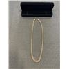 Image 1 : NEW 18K GOLD PLATED 7.5M CUBAN LINK NECKLACE, 23" LONG