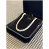 Image 2 : NEW 14K GOLD PLATED 3.5MM SIMULATED DIAMOND (CZ) TENNIS BRACELET, ADJUSTABLE 6-9" LONG