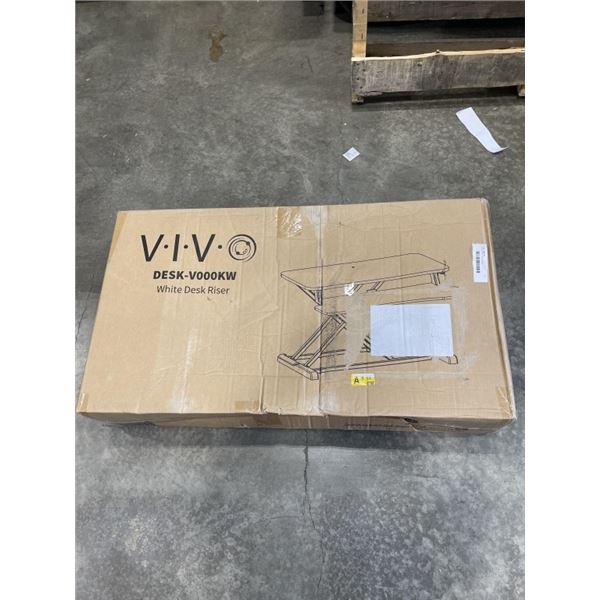 VIVO WHITE DESK RISER