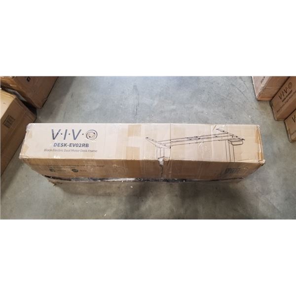 VIVO BLACK ELECTRIC DUAL MOTOR DESK  FRAME