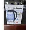 Image 1 : HAMILTON BEACH 1.7L ELECTRIC GLASS KETTLE - TESTED WORKING