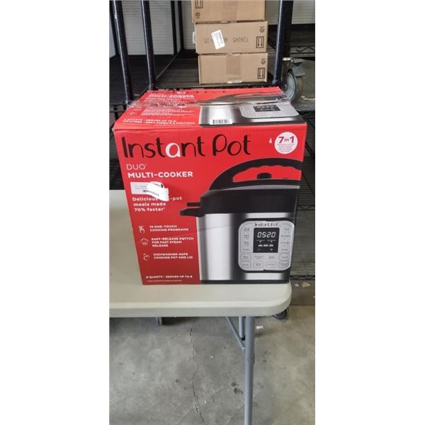 INSTANT POT DUO PLUS V5 7-IN-1 8QT ELECTRIC PRESSURE COOKER - TESTED WORKING, RETAIL $179